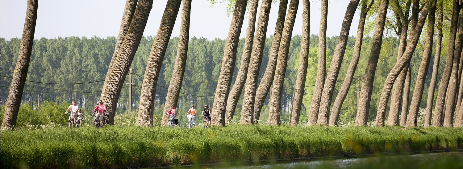 fietsen in de vlaamse ardennen langs de leie