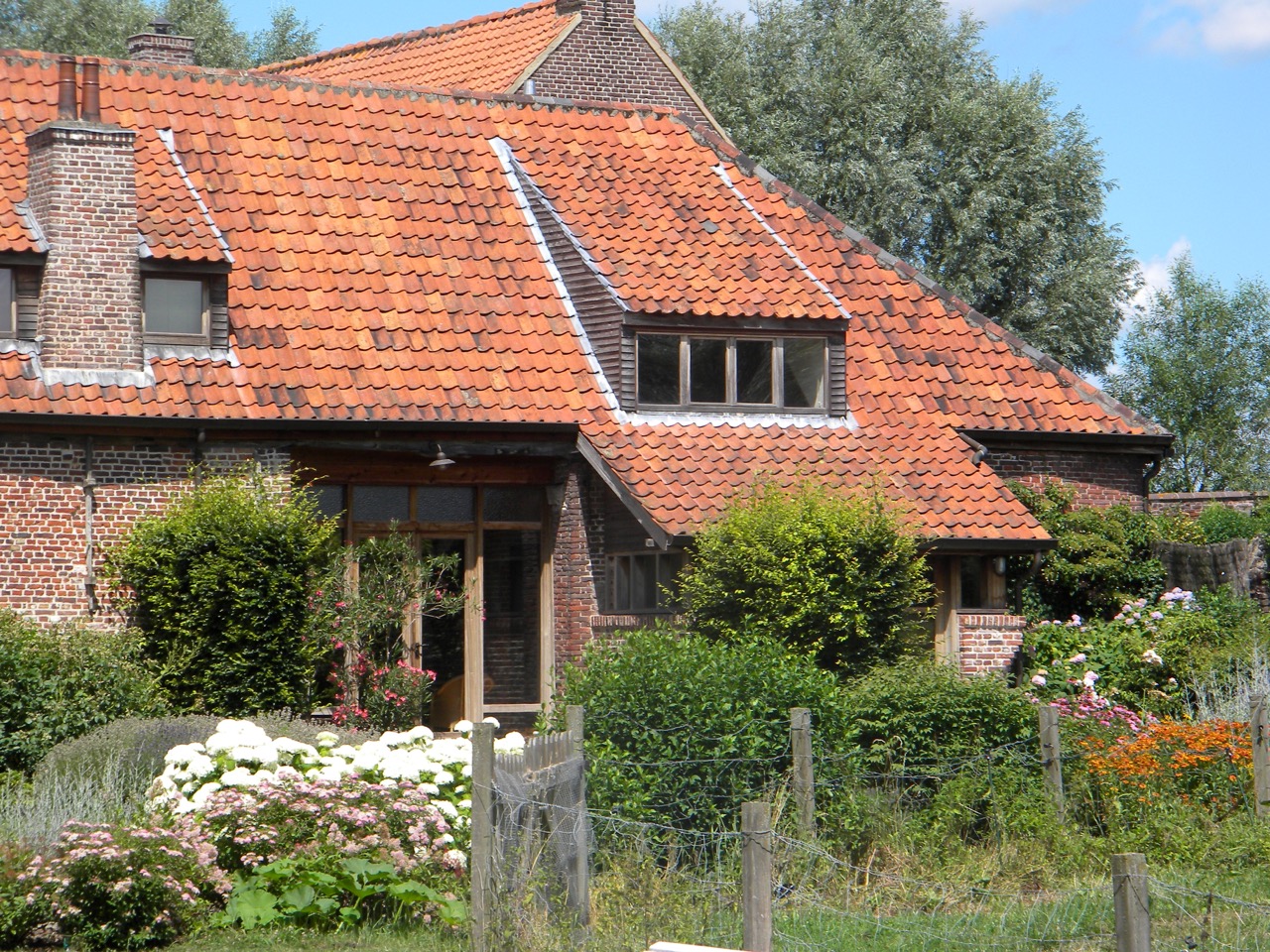 vakantiewoning met zicht op tuin